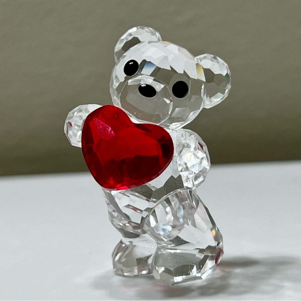 Swarovski Kris Bear Figurine Heart For You